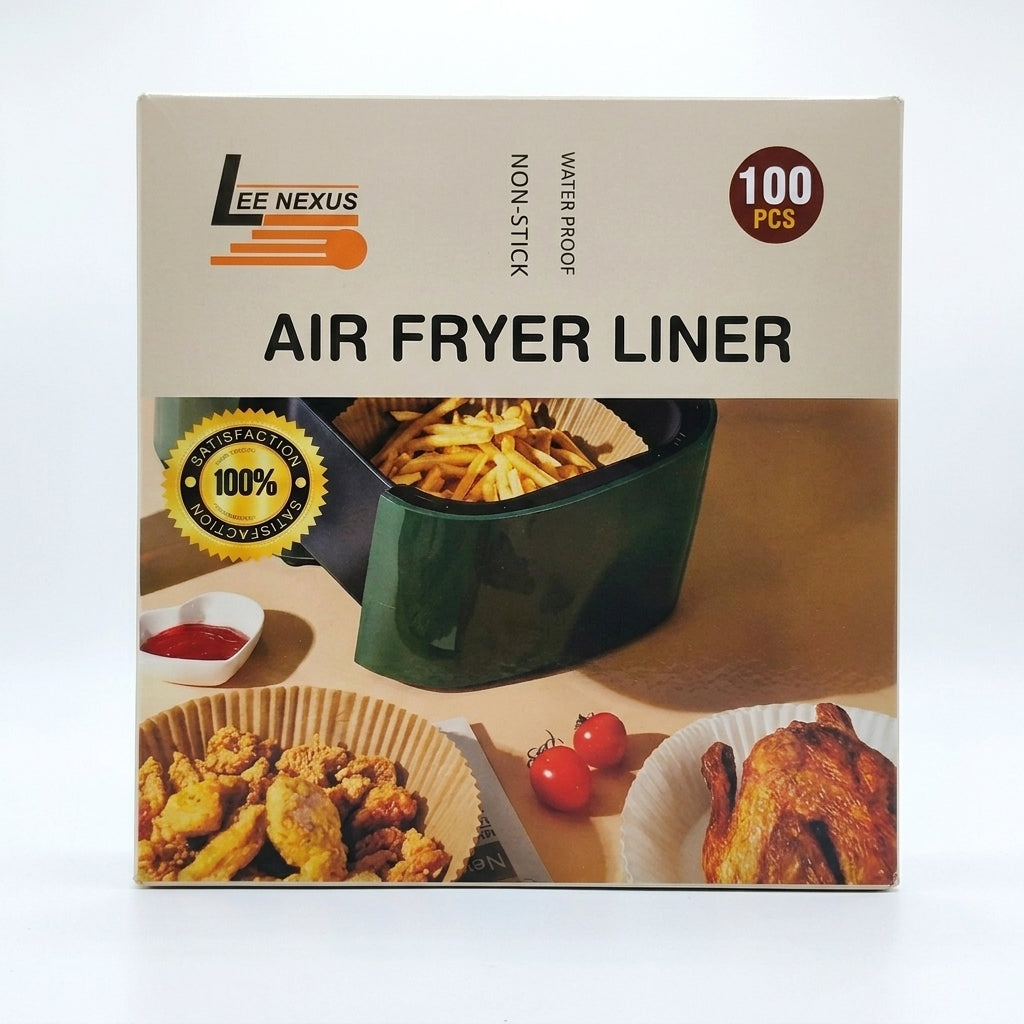 Elevate Your Air Frying Experience – 100 Pack Premium No-Mess Liners for the Modern Kitchen