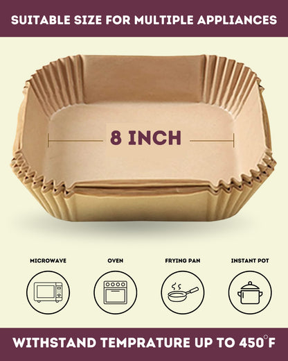 Leenexus Air Fryer Liner 100 Pcs