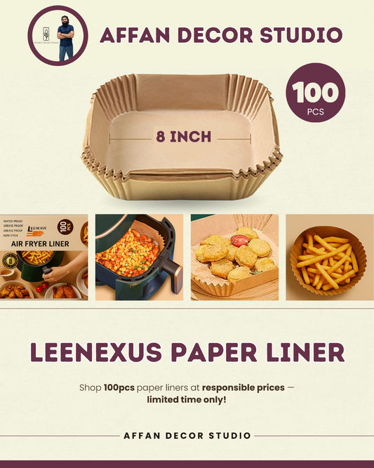 Leenexus Air Fryer Liner 100 Pcs