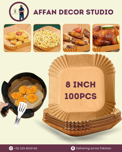Leenexus Air Fryer Liner 100 Pcs